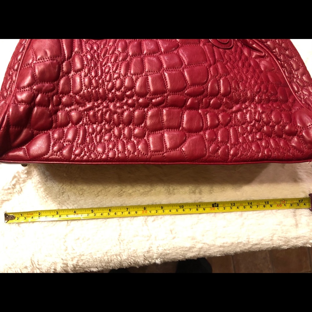✨S O L D✨  Nine West red leather handbag - Picture 4 of 8